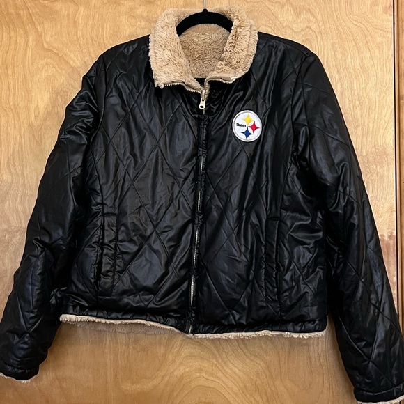 NFL Steelers Official Reversible Jacket L - Picture 1 of 8